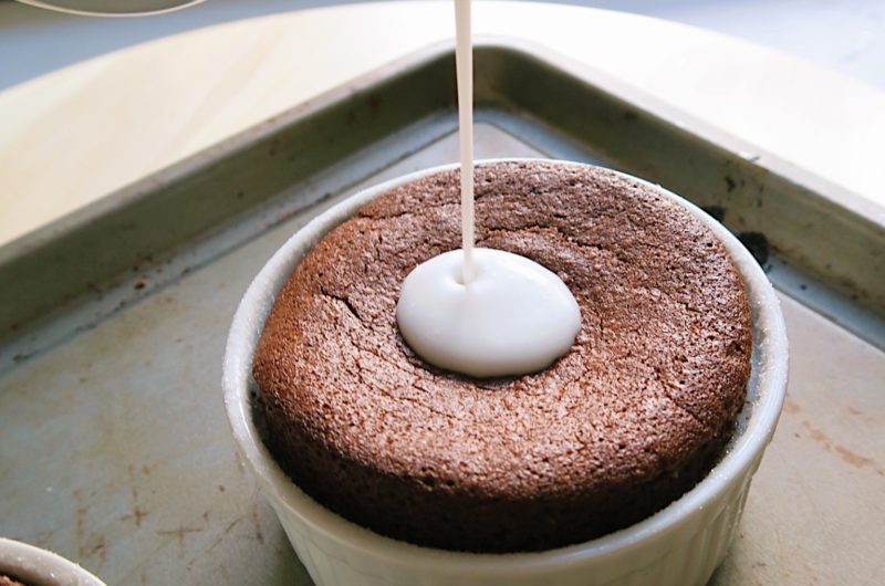 Vegan Chocolate Soufflé