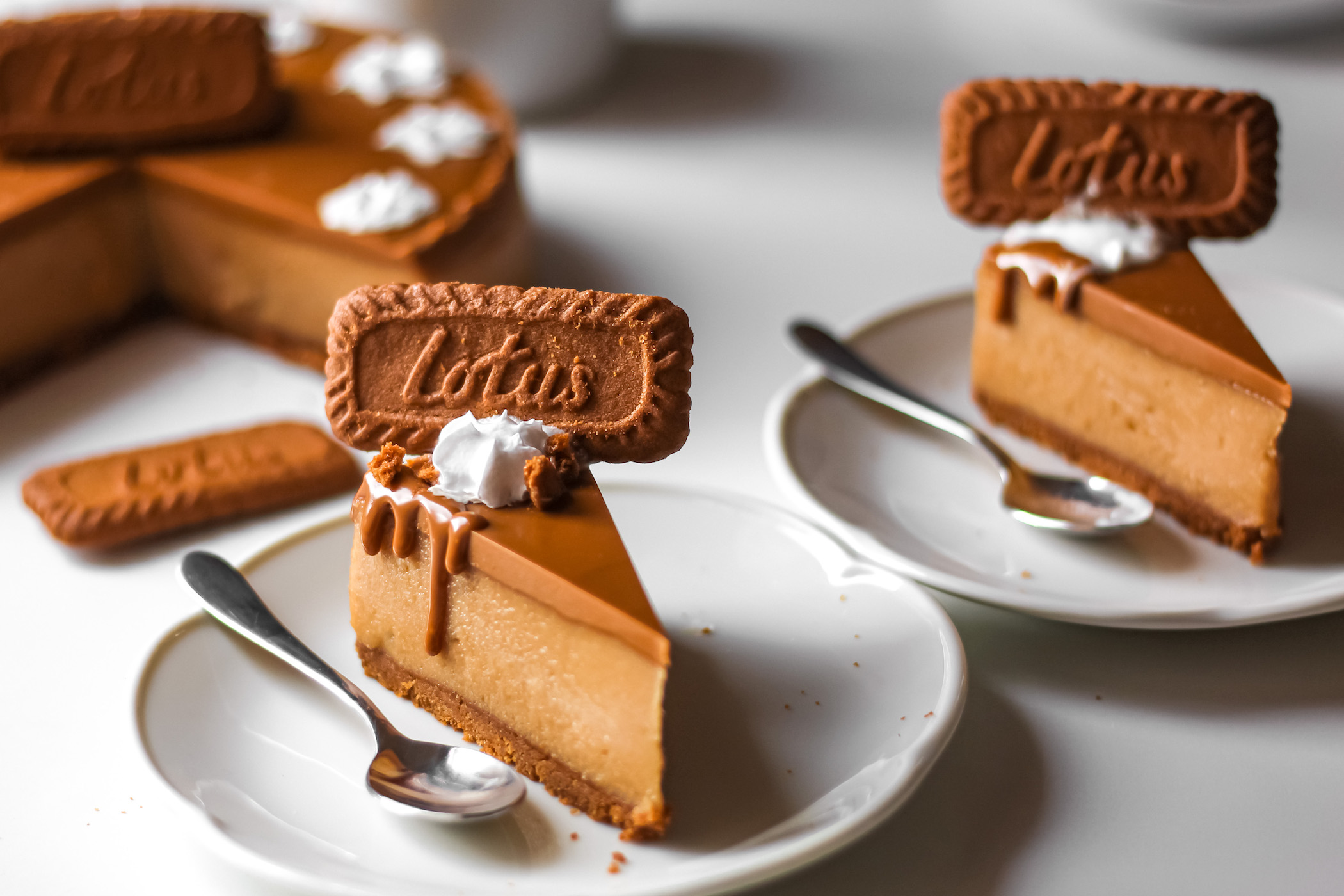 Vegan Biscoff Cheesecake