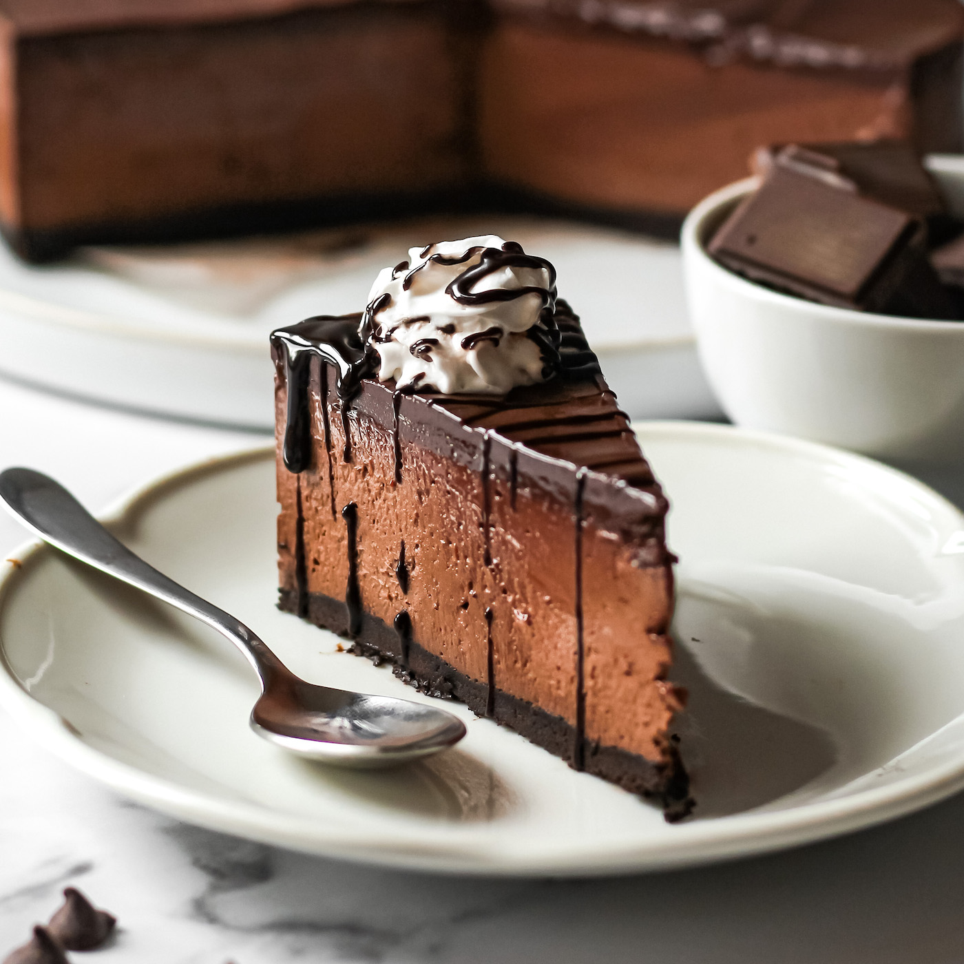 Vegan Chocolate Cheesecake