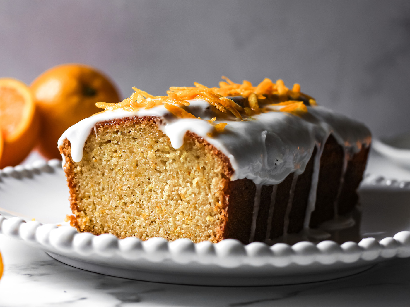 Orange Drizzle Cake (vegan)