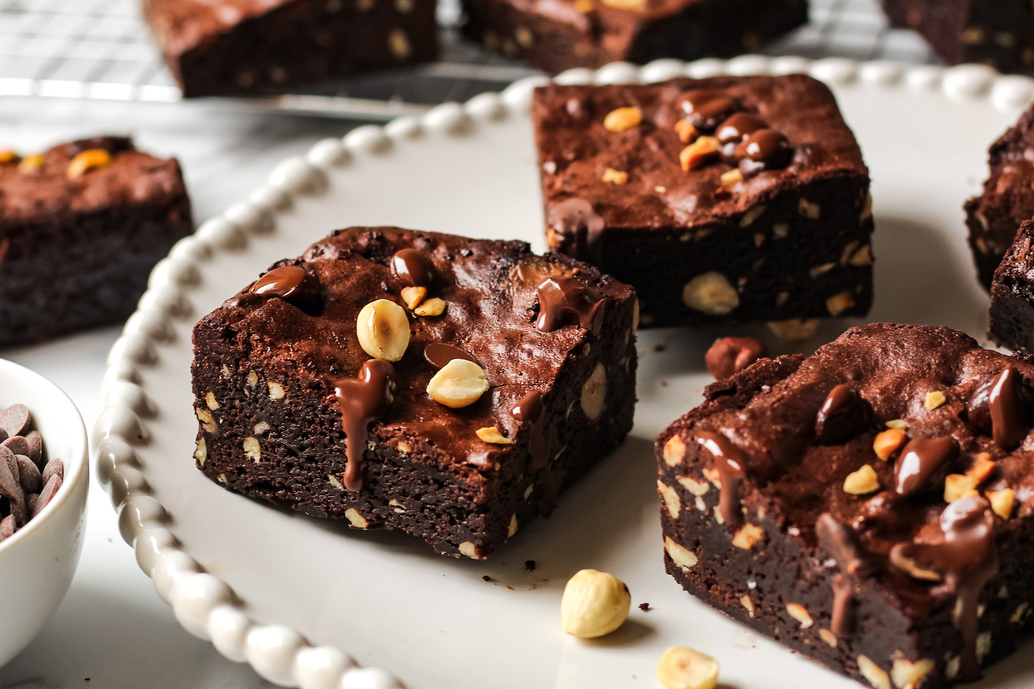 Vegan Hazelnut Brownies