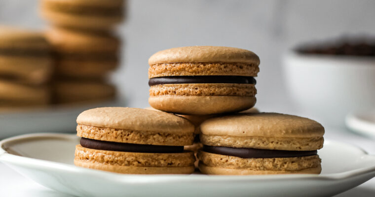 Vegan Coffee Macarons