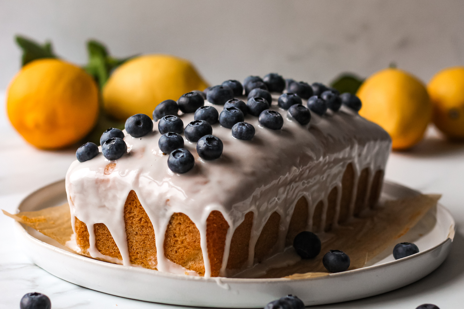 Vegan Blueberry Lemon Cake