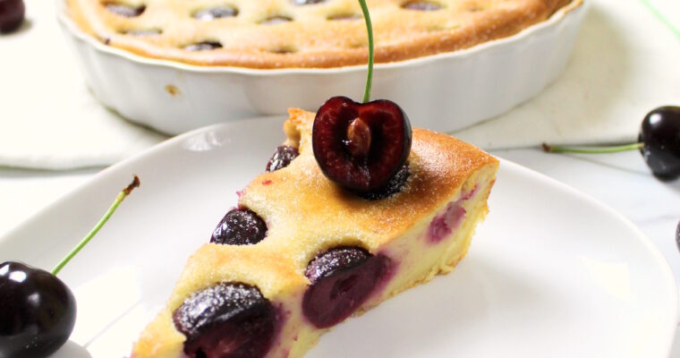 Vegan Cherry Clafoutis