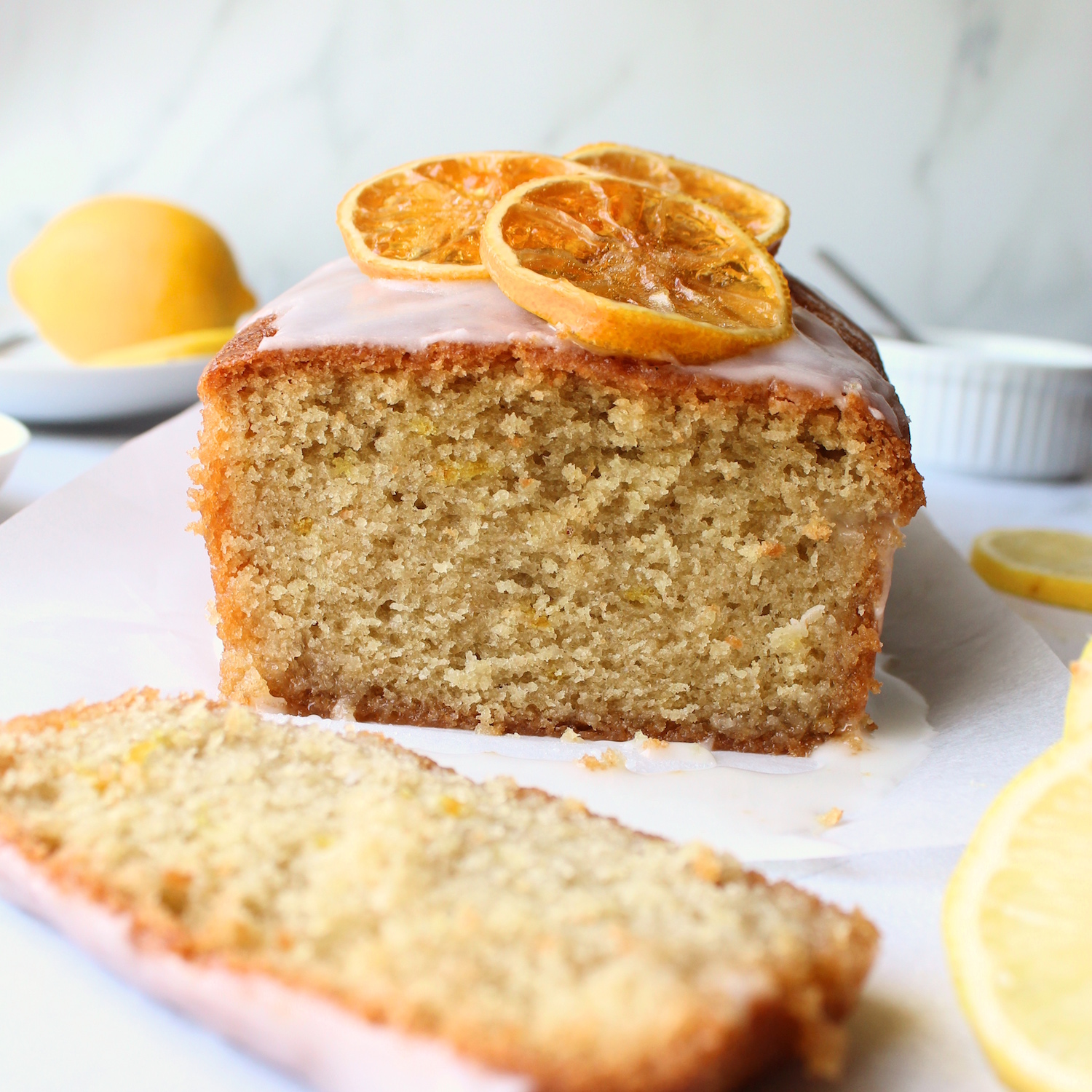 Easy Vegan Lemon Drizzle