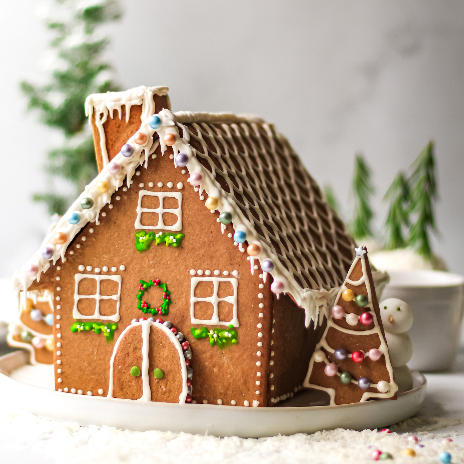 Vegan Gingerbread House