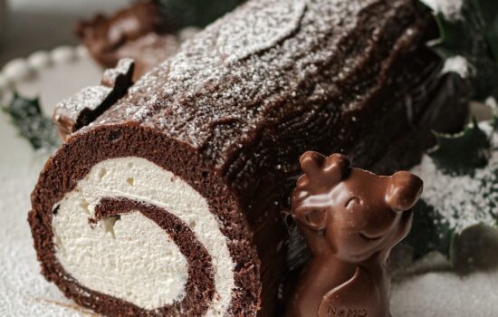 Chocolate Orange Yule Log