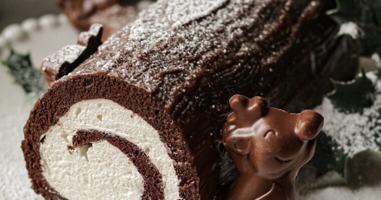 Chocolate Orange Yule Log