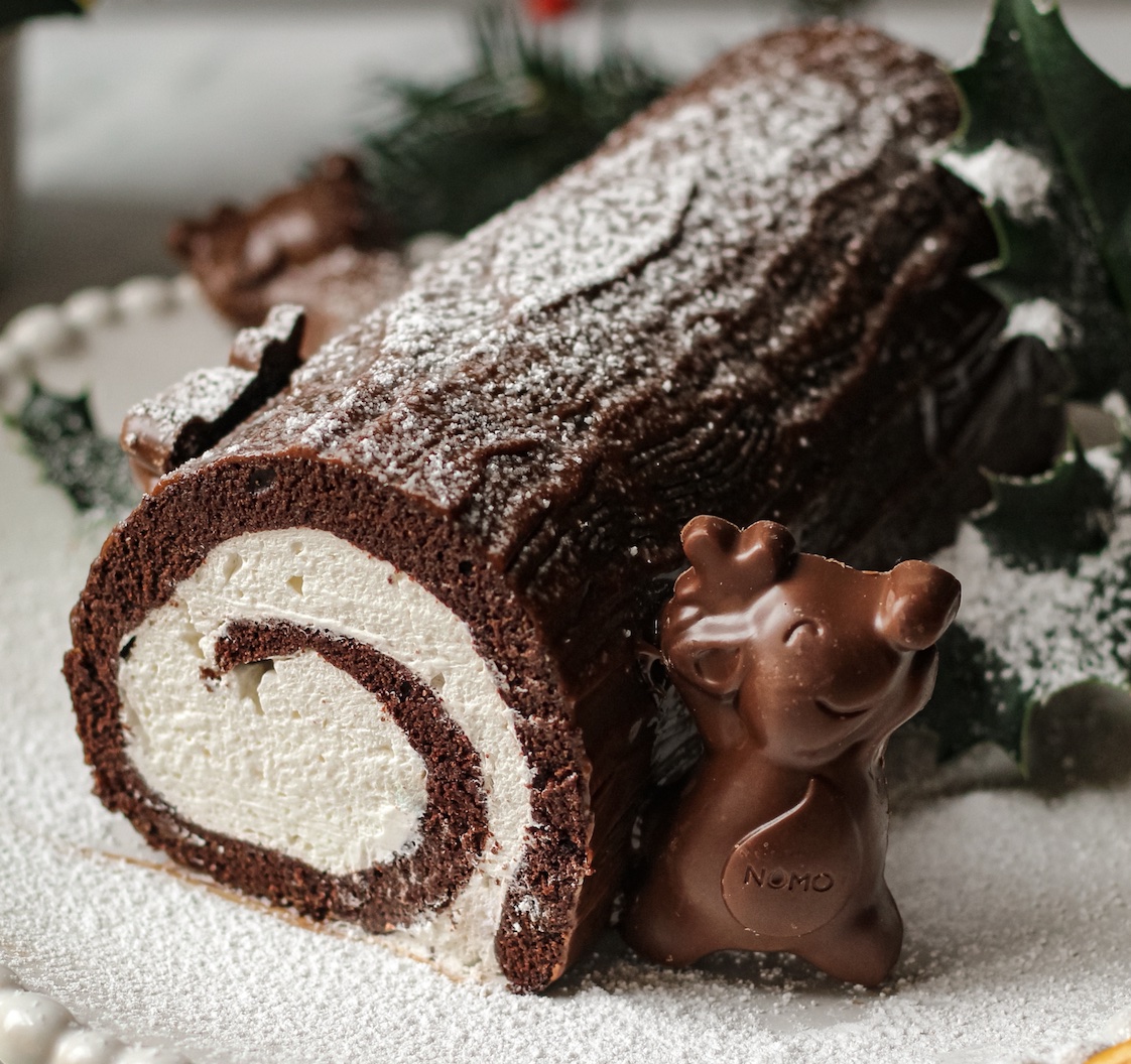 Chocolate Orange Yule Log